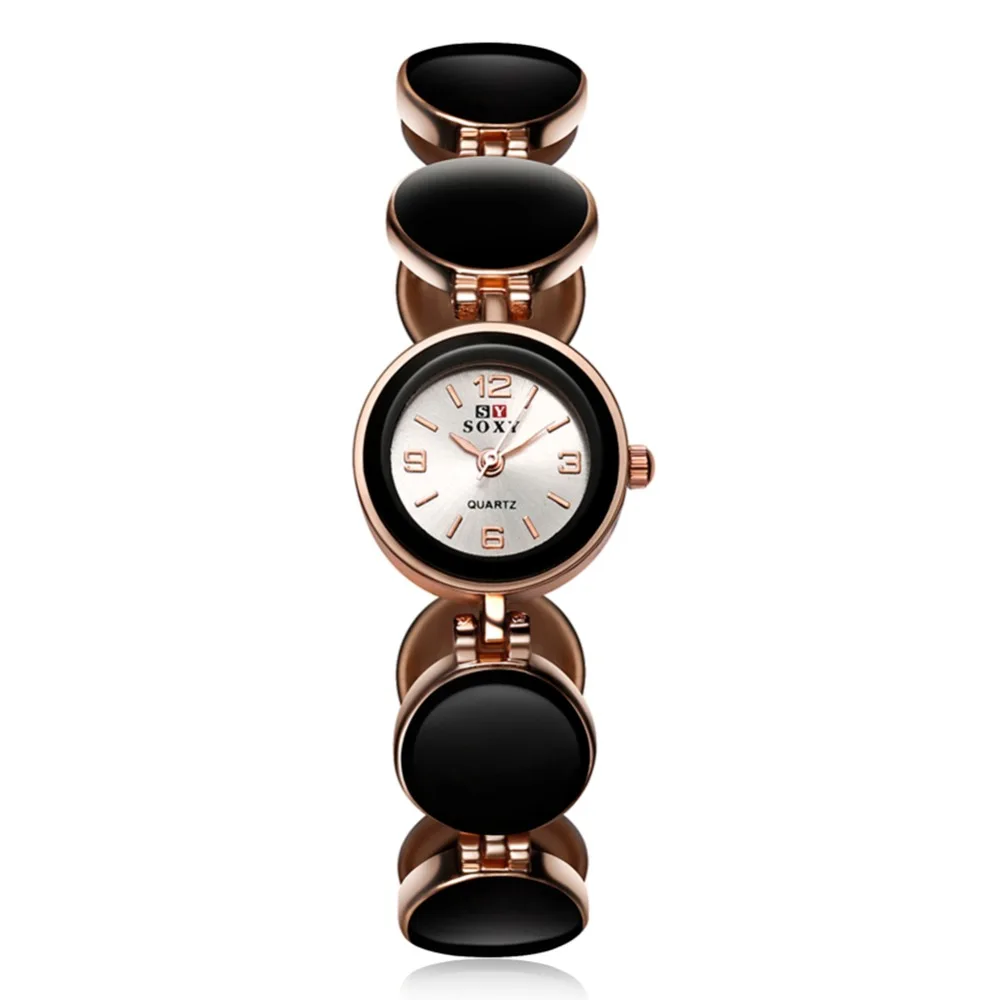 

Big Crystals Dial Quartz Dress wristwatch Women Fashion Jewelry Accessories Charm Watch