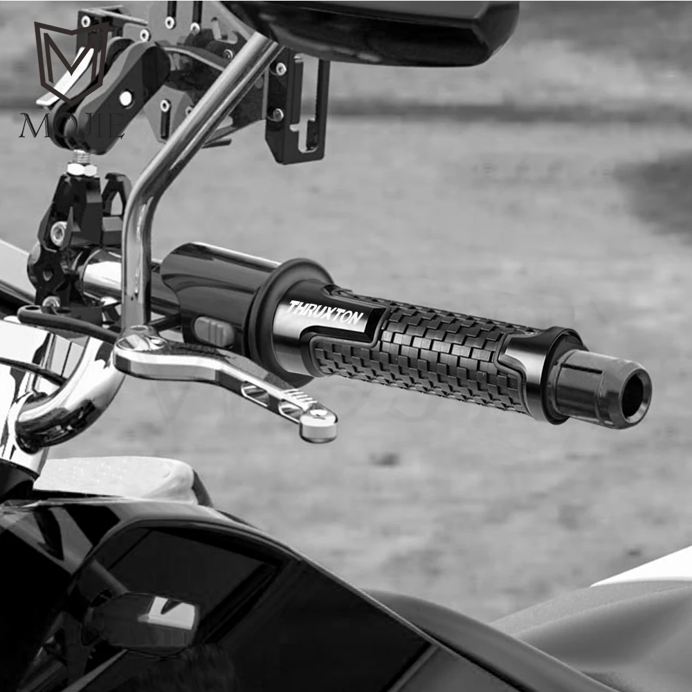 

7/8" 22MM Motorcycle Handlebar Hand Grips Handle For TRIUMPH THRUXTON 2004-2018 THRUXTON R 2016 THRUXTON Steve McQueen SE 2012