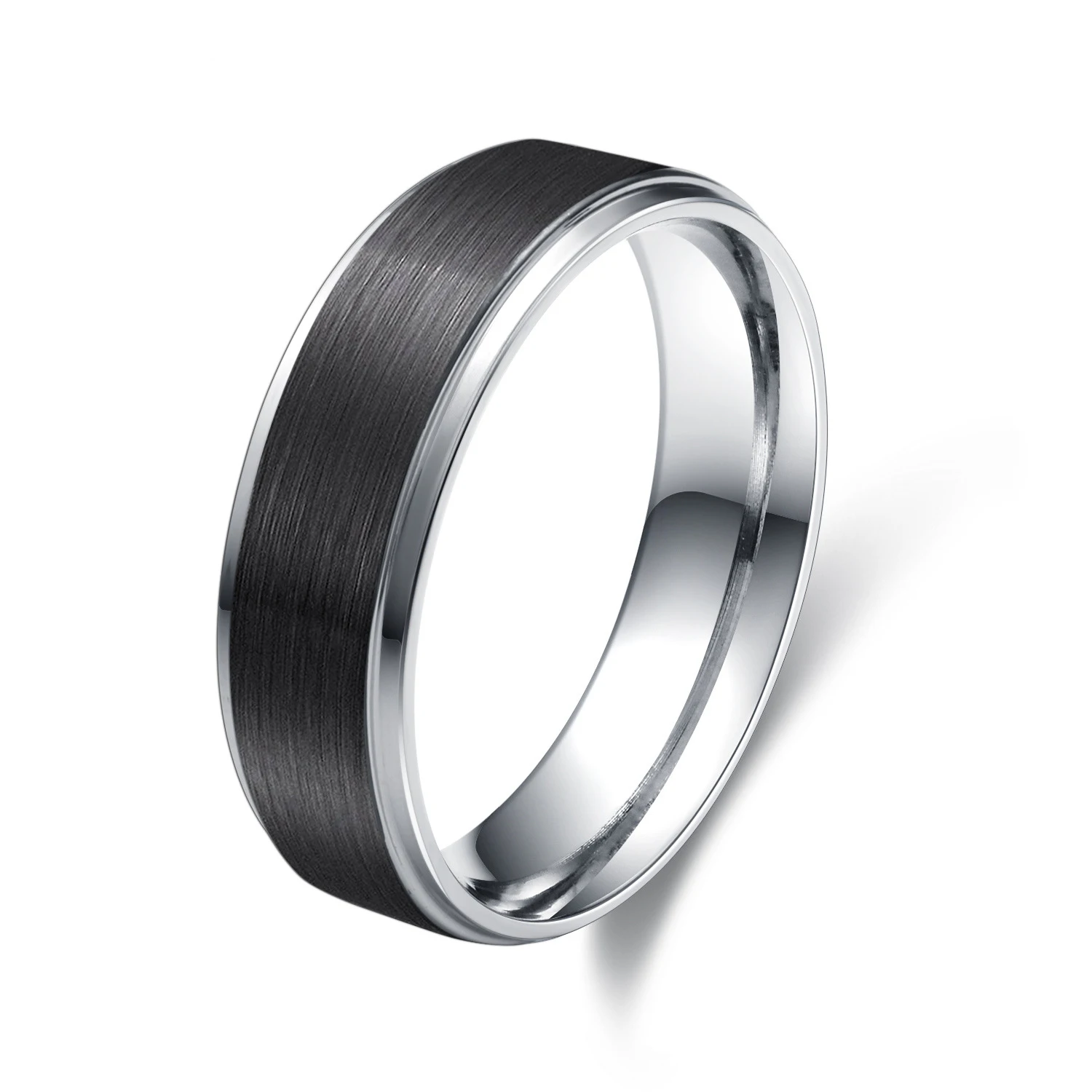 Wedding Band Stainless Steel Engagement Ring for Men Matte