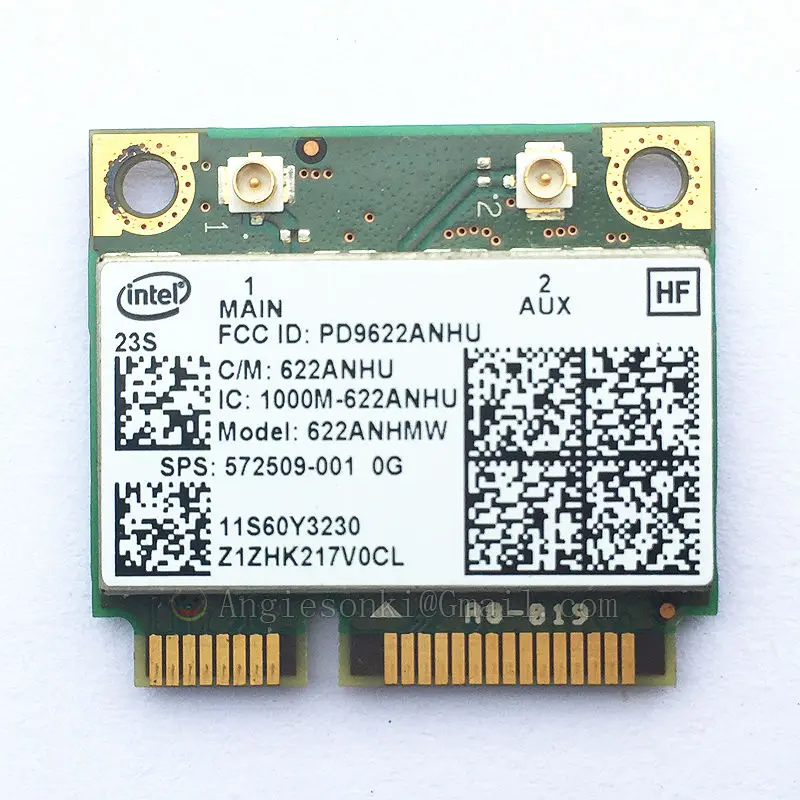 6200AGN DUAL BAND 300 Мбит PCI-E Половина Мини WiFi WLAN карта 60Y3231/572509-001 для IBM HP 2540 p 8540 8640 8560 Вт 2560 p 2760 p ноутбука