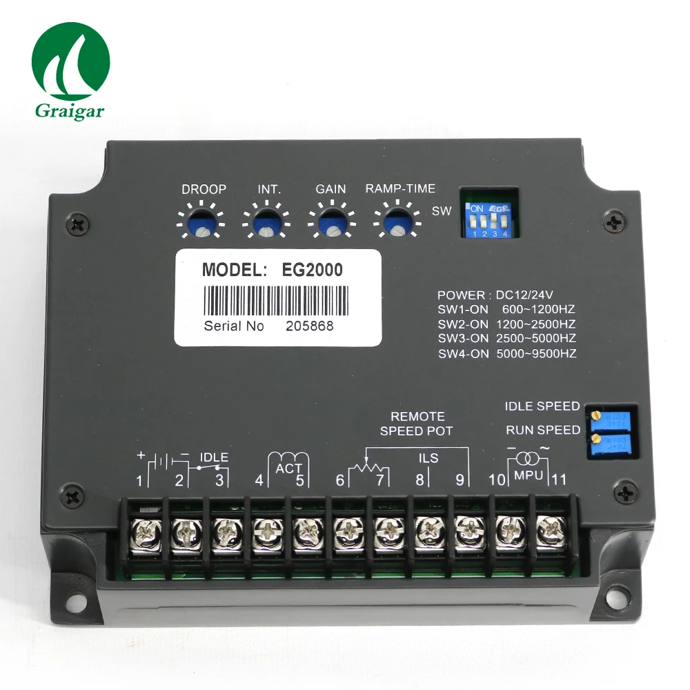 

EG2000 Speed Controller Universal Electronic Engine Governor