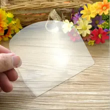 2 шт пластиковый кухонный резак шпатели для торта лопатки для теста скребковый нож прозрачный инструмент для торта пластиковый скребок для теста