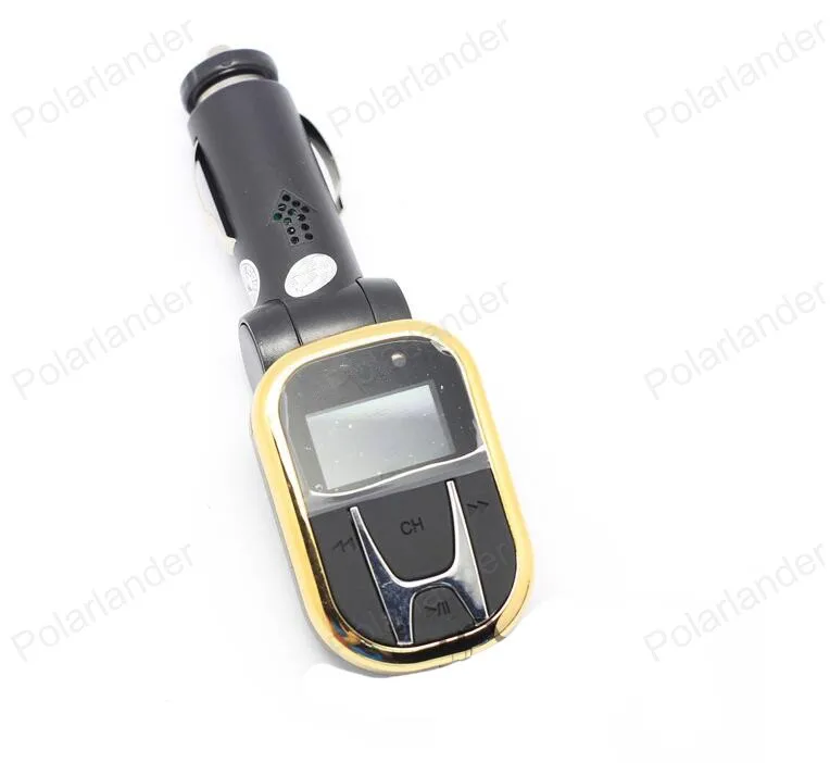 Bluetooth Автомобильный Комплект Fm-передатчик Громкой AuxMp3 Модулятор Плеер с LED Дисплей Портативный Dual USB Зарядное Устройство-Передатчик FM