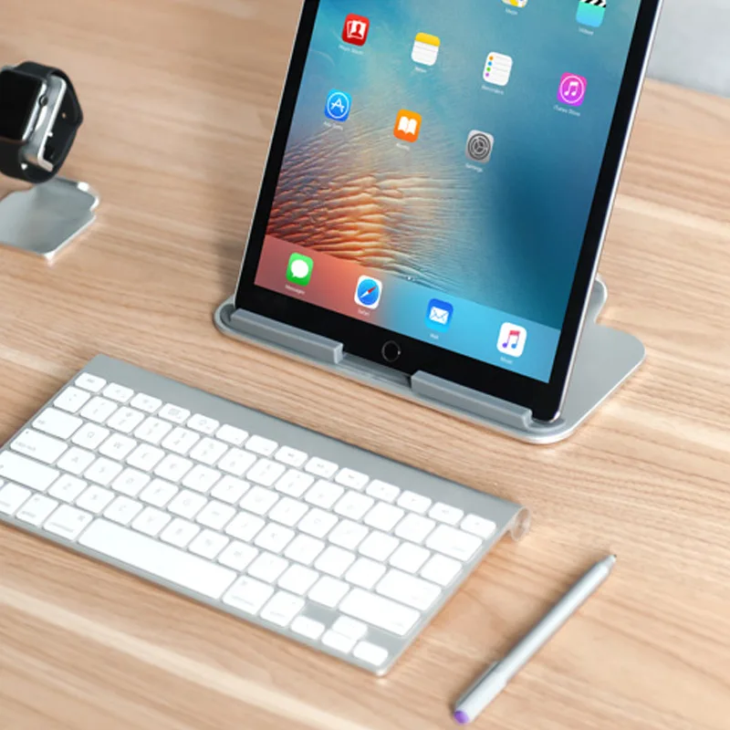Модный алюминиевый плоский компьютерный кронштейн плоский кронштейн охлаждающий базовый кронштейн для Apple iPad Pro Surface Pro