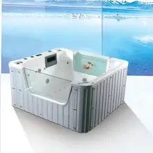 2150X2000X1050 мм плавательный бассейн гидромассажная Ванна акриловая гидромаска серфинг мульти-люди открытый спа NS802