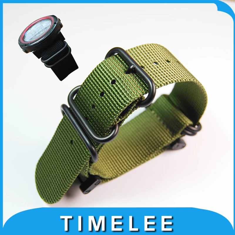 

Nylon Strap nato Band with Adapters 24mm Zulu Watchbands For Suunto Core Series with Adapters