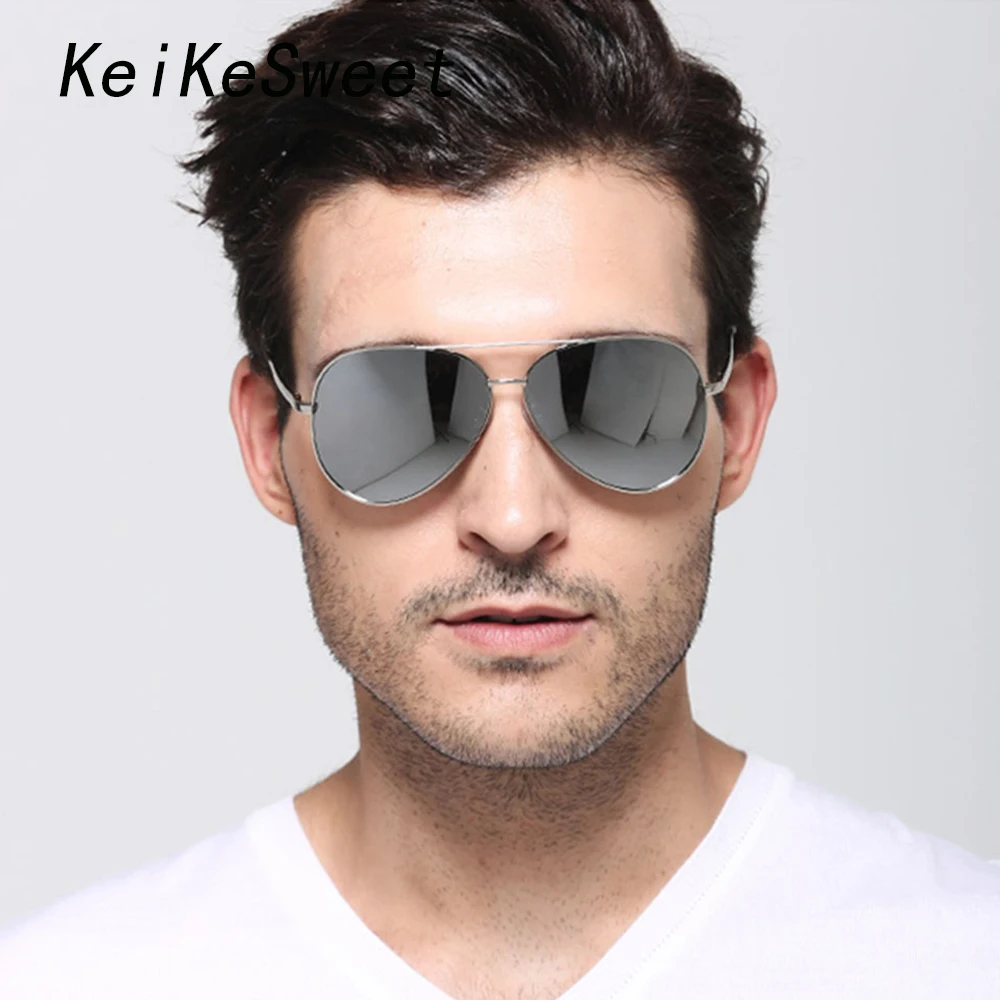 

KeiKeSweet Luxury Brand Designer Hot Cool Man Women Polarized Sunglasses Eyewear Clear Frame Rays Outdoor Driving Sun Glasses