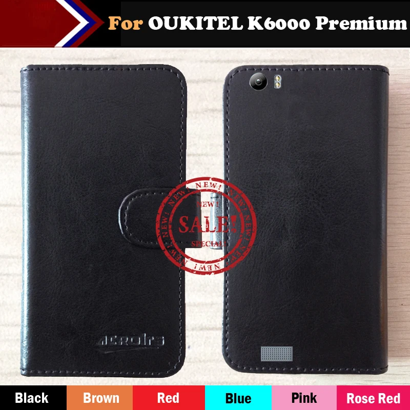 

Hot!! OUKITEL K6000 Premium Case Factory Price 6 Colors Leather Exclusive For OUKITEL K6000 Premium Cover Phone +Tracking