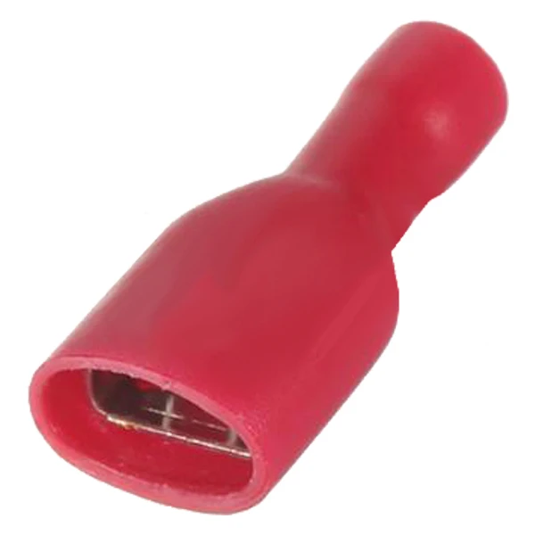 

100pcs Female Spade Insulated Electrical Crimp Wire Connector Terminal 18-22 AWG
