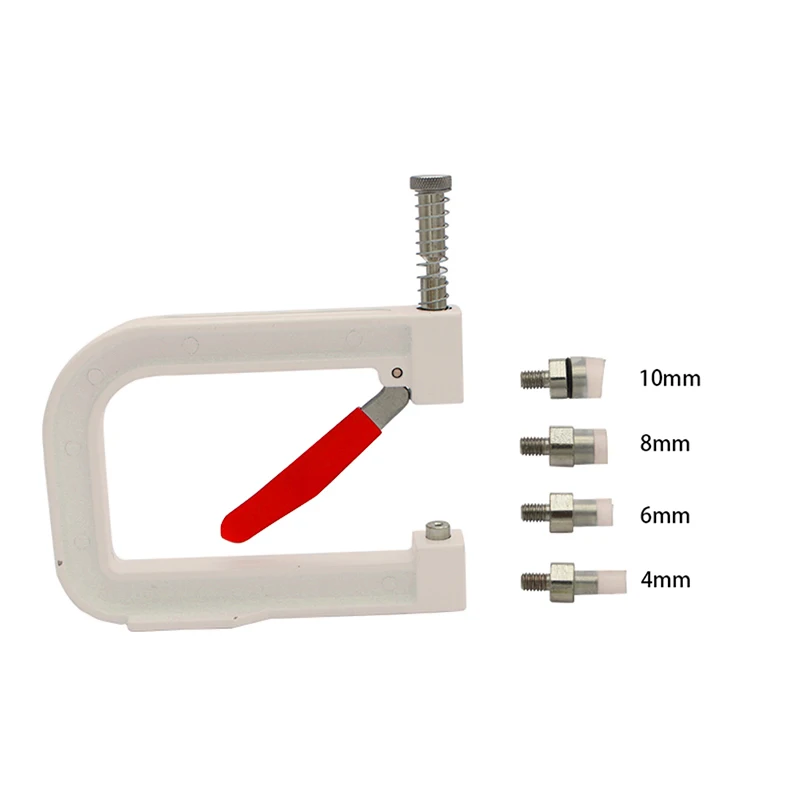

1pcs Manual Nailed Bead Machine+5pcs Bead Adapter Clothing Pearl Cap Bead Rivet For DIY Knitting Craft
