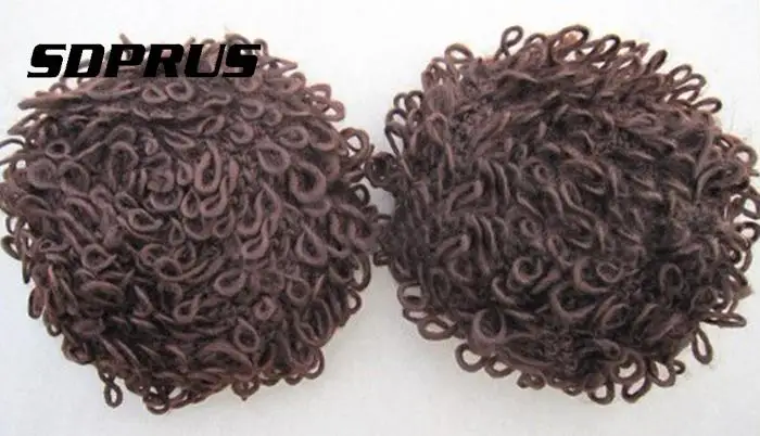 Children Knitted Warm Autumn and Winter Hat Explosive Head Curly Wig Cap-in Scarf, Hat & Glove ...