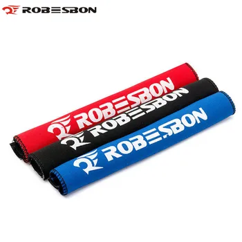 

ROBESBON 1pair / 2pcs Bicycle Chain Protector Bike Frame Protection Cycling Chain Cover Guard Black Red Blue
