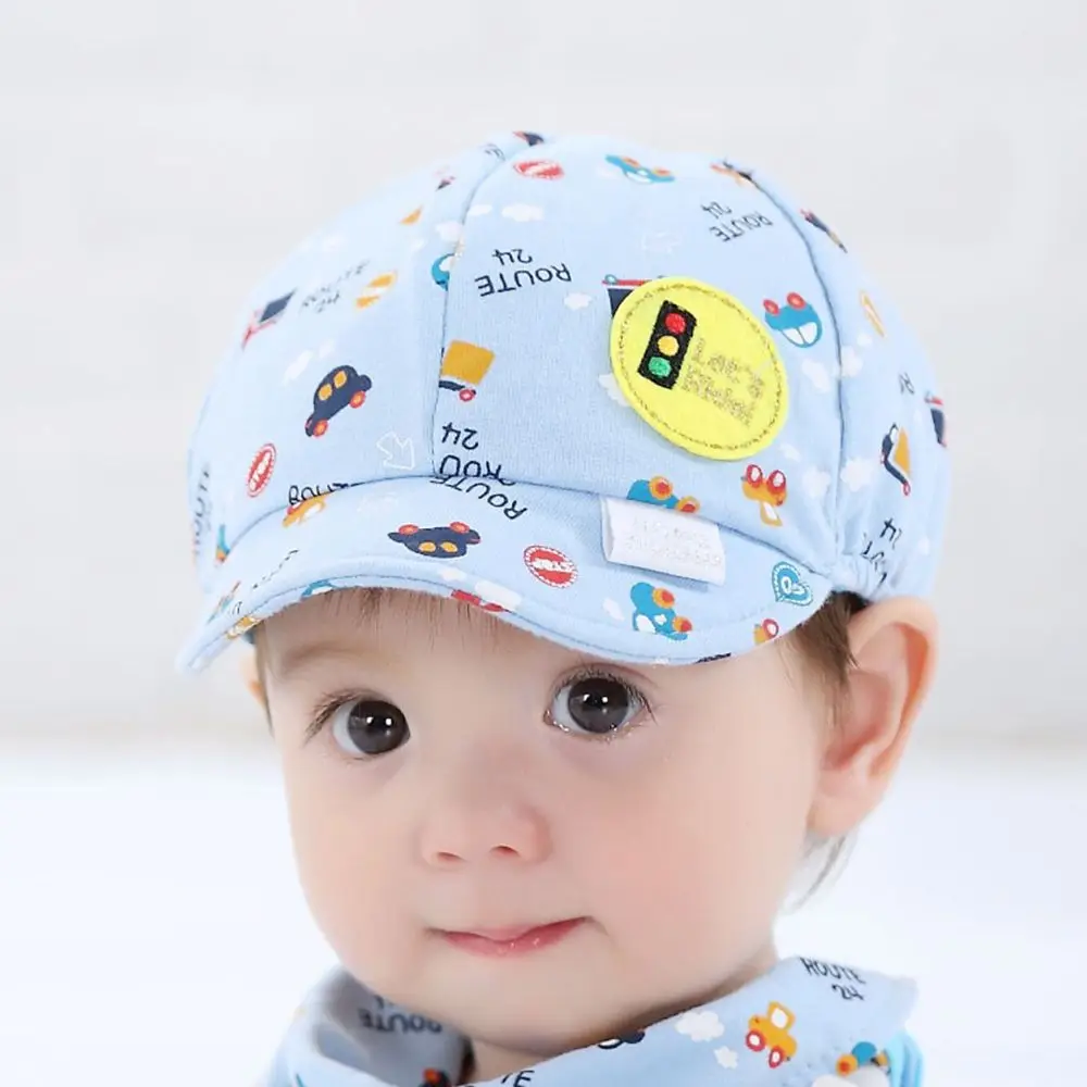 

Lovely Baby Hat Kids Kids Hat Toddler Infant Hat Little Car Print Baseball Beret Cap Christmas Gift for Children