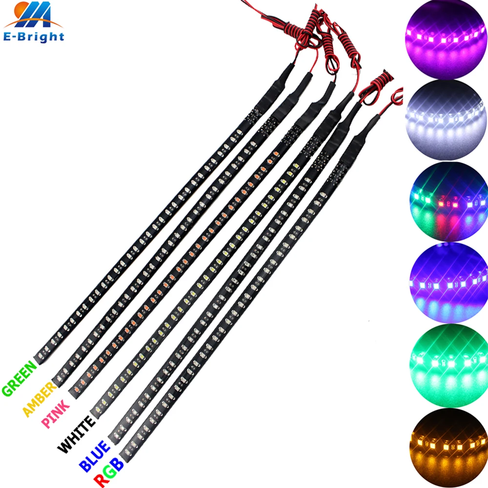 10 шт. гибкая лента рыцаря 30 см 1210 3528 32 SMD светодиодная мигающая декоративная DC 12V
