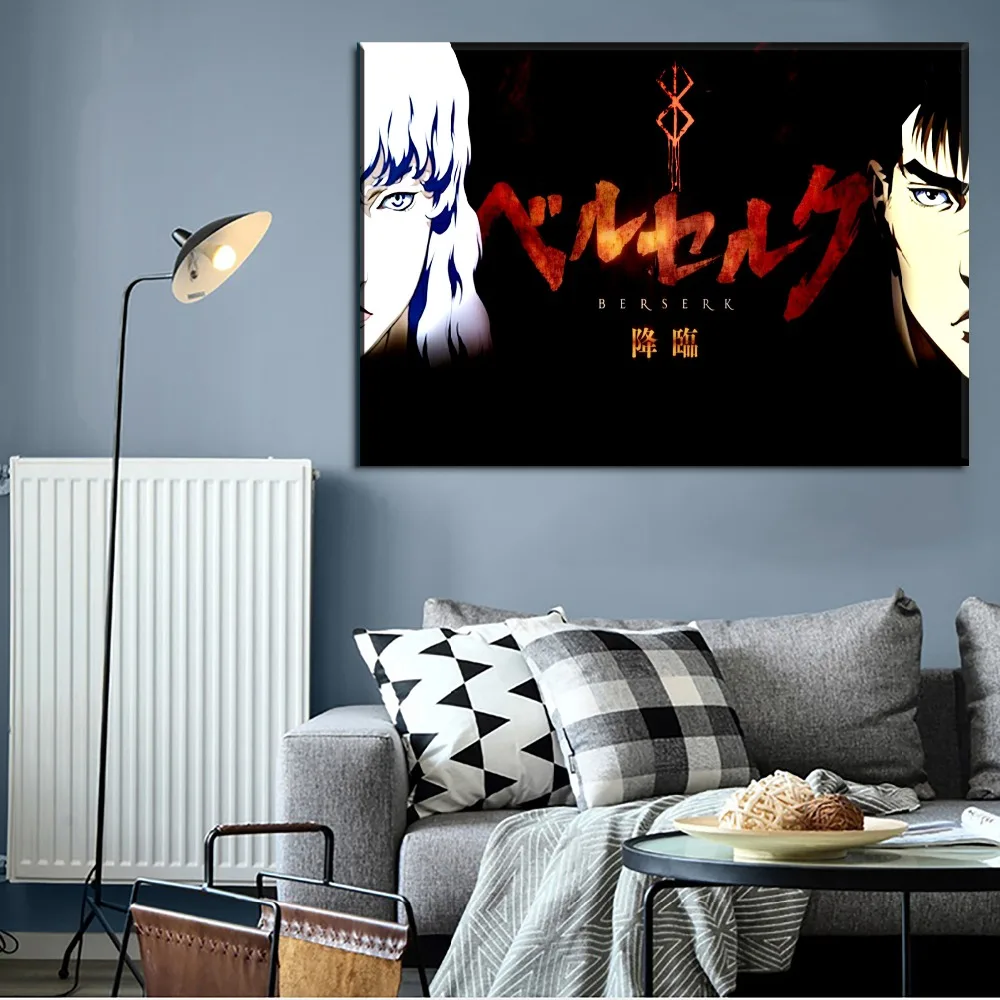Модульный один комплект из 4 шт. Аниме Berserk Griffith Декоративная Настенная картина