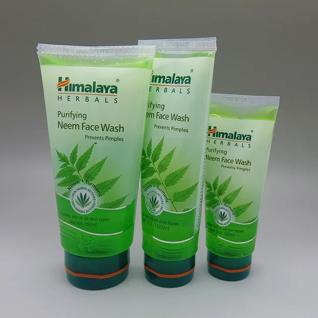 Himalaya Unisex Anti Acne Neem facial cleanser Purifying Turmeric Face Wash Ayurvedic keep away