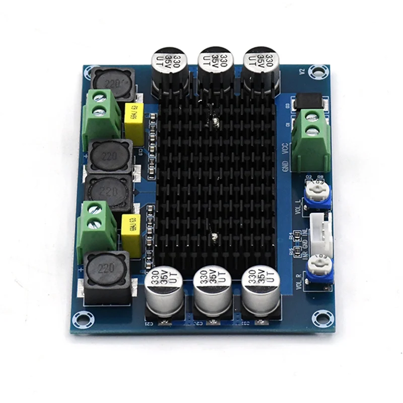 TDA7498 2.0 Digital Power Amplifier Board 100W*2 Dual channel Stereo Audio class d amplifier for speaker DC12-32V TDA7498 2.0 Digital Power Amplifier Board 100W*2 Dual channel Stereo Audio class d amplifier for speaker DC12-32V