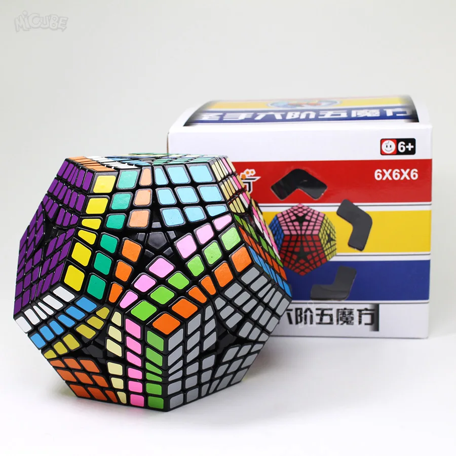 ShengShou Megaminxeds куб 6x6 головоломка 6x6x6 Elite Kilominx Интеллектуальный Магический кубик Скорость антистрессовые игрушки для детей странной формы - Цвет: 6x6