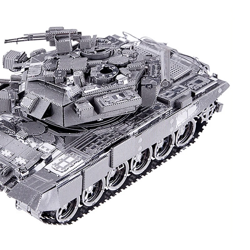 Piececool DIY 3D Metal Puzzle Toy P047S T-90A Tank Model Kits Assembled Metal Craft 3D Puzzles Kids Toys Piececool DIY 3D Metal Puzzle Toy P047S T-90A Tank Model Kits Assembled Metal Craft 3D Puzzles Kids Toys