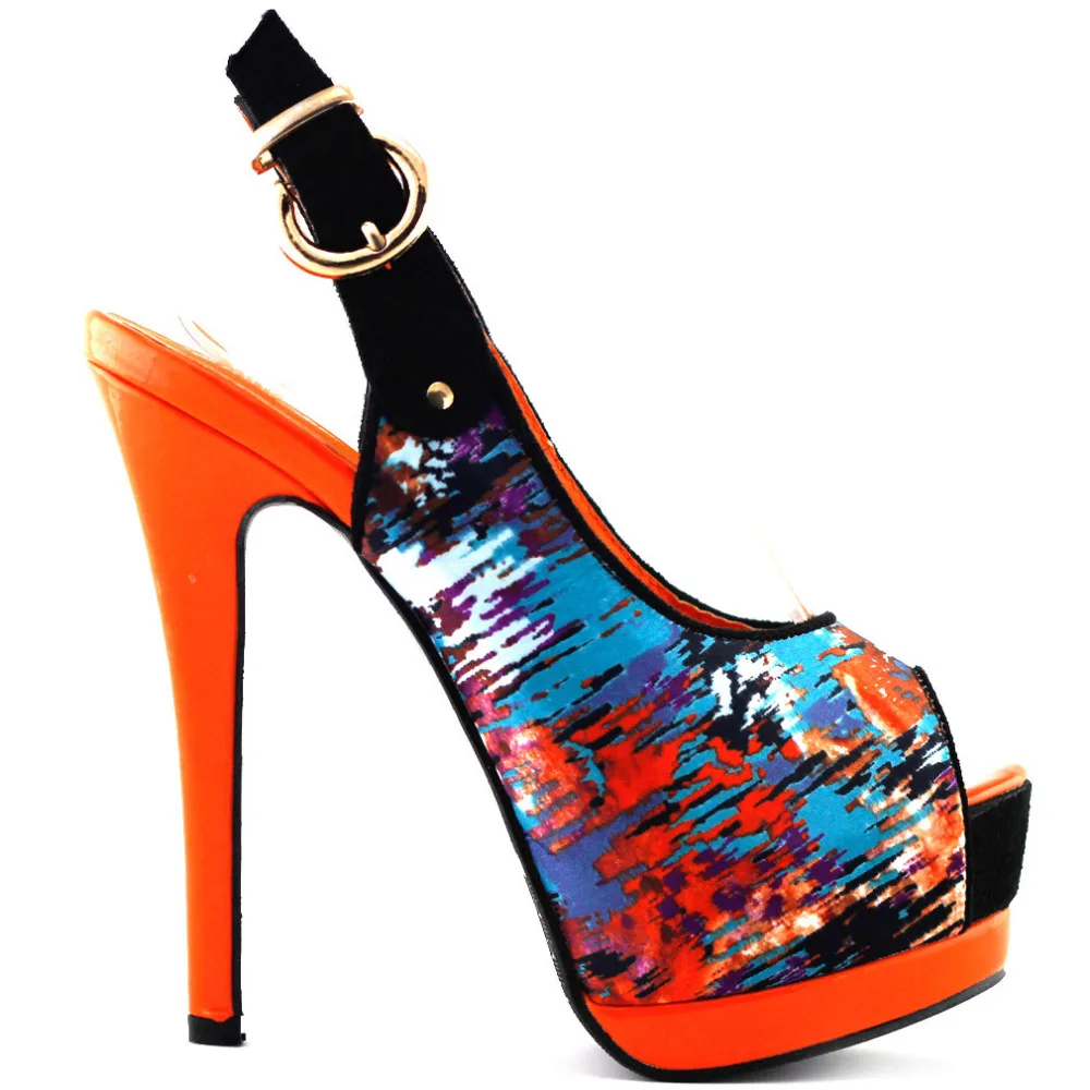 multi colored pumps