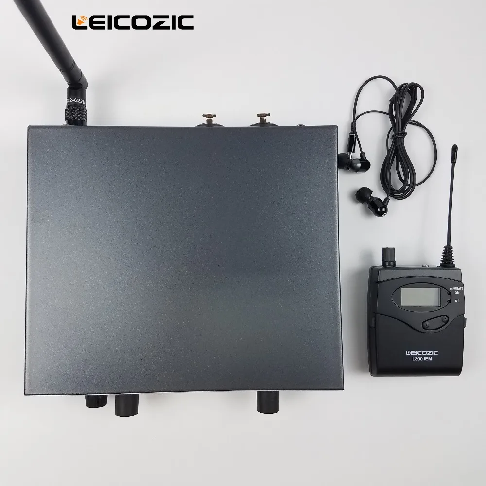 Leicosic Профессиональная беспроводная система монитора IEM 300G3 наблюдения за ушами