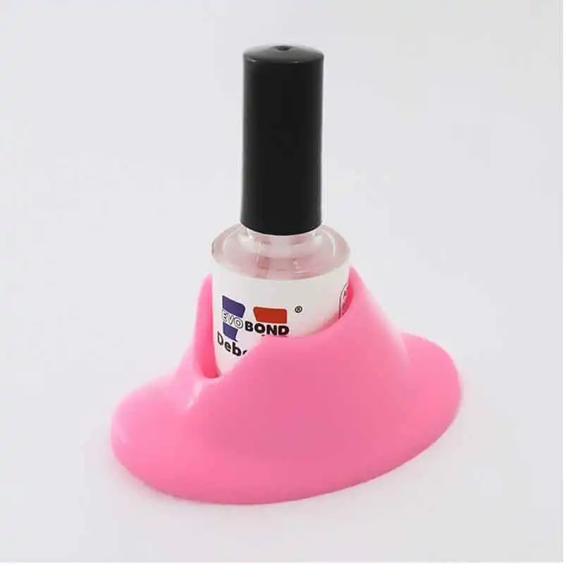 1Pc Silicone Nail Polish Slanted Holder Wearable Art Stand Seat Manicure Tool For Nails | Красота и здоровье