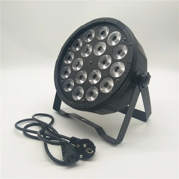 

10 pcs / 18x12w 4 in 1 LED Par Light RGBW DMX512 LED Par DJ family partyatmosphere panel light