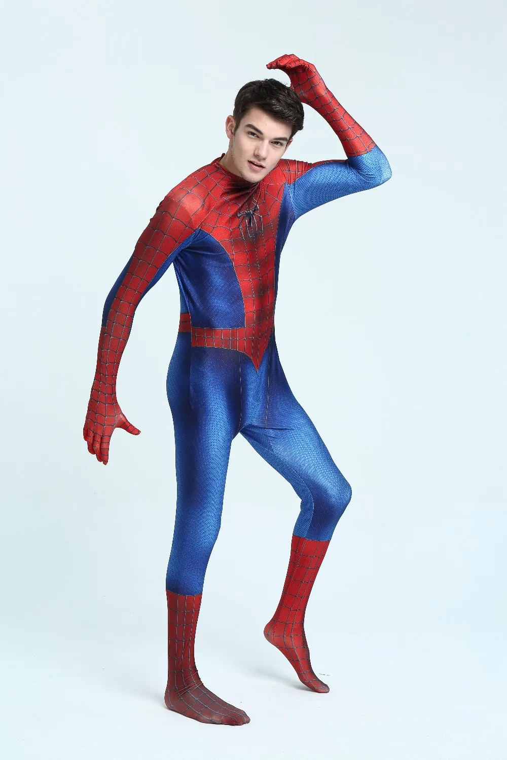 3d-костюм Человека-паука из спандекса, полный корпус, косплей на Хэллоуин, Костюм Супергероя человека-паука для взрослых/детей, подарки