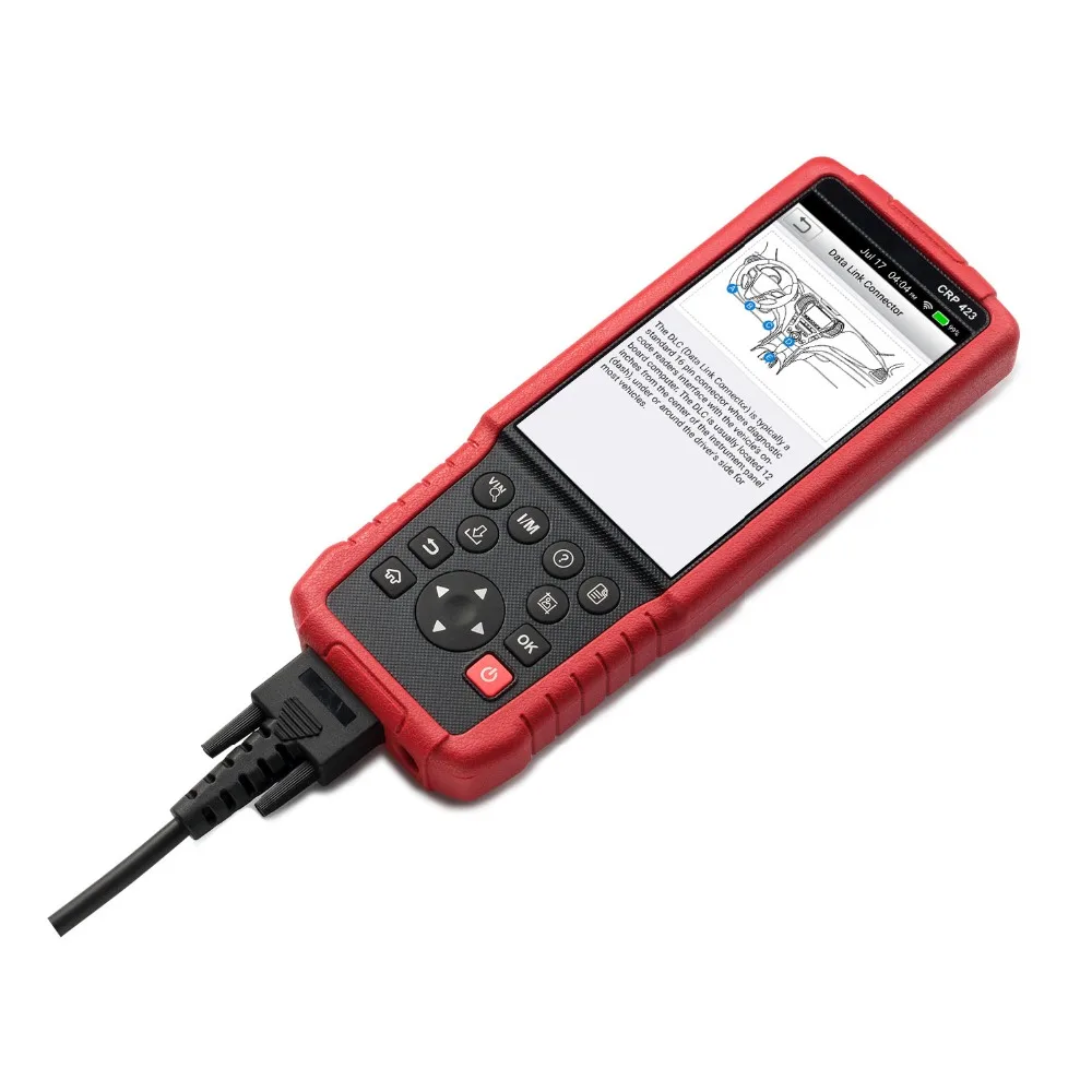 Запуск CRP423 obd2 код читателя для двигателя/ABS/Airbag/AT X431 CRP 423 Авто OBD 2 инструмент