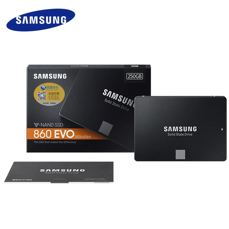 

SAMSUNG SSD 860 EVO 250GB 500GB Internal Solid State Disk HD Hard Drive SATA3 2.5 for Laptop Desktop PC 250 GB 500 GB MZ-76E250B