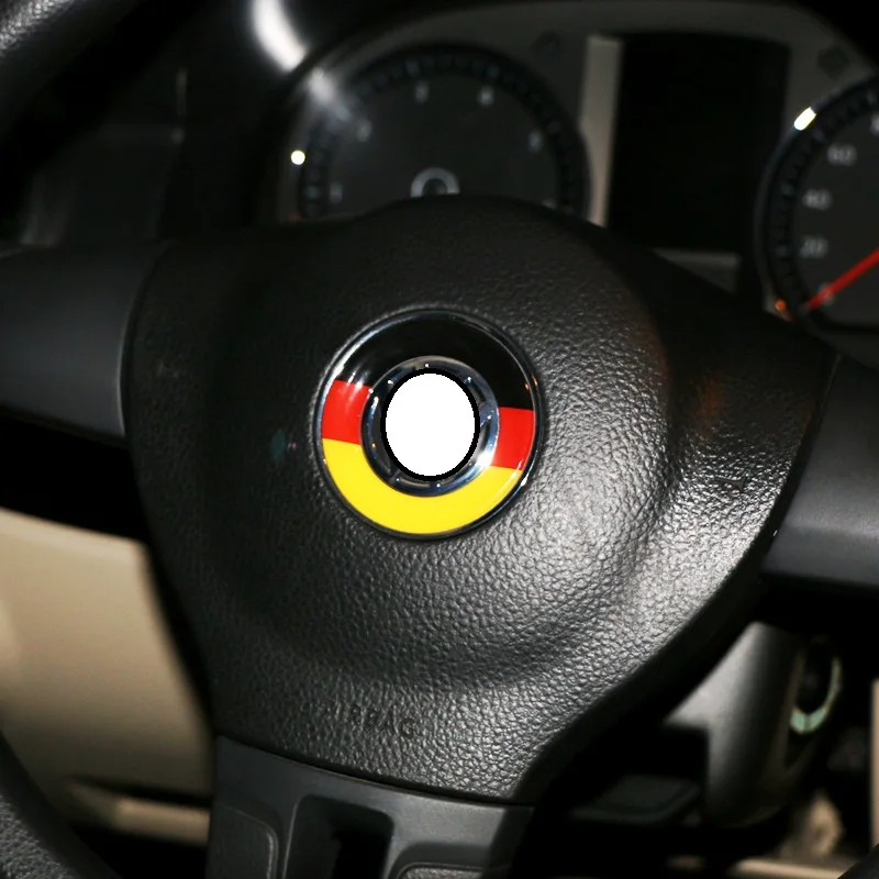car styling rubber ring emblem fit for 2011-2016 VW Volkswagen golf 6 golf 7 POLO CC Tiguan PASSAT TOURAN Scirocco BEETLE
