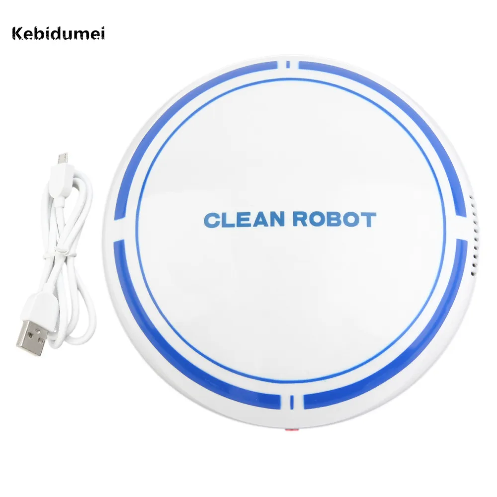 Kebidumei Mini Smart Automatic Sweep Robot Quiet Vacuum Cleaner Dust Sweeping Machine with USB Rechargeable | Электроника