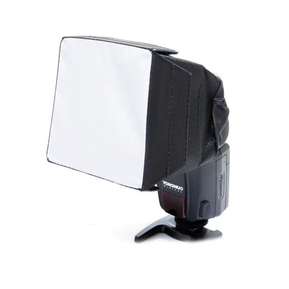 Godox 10x10 см Универсальный флэш софтбокс складной диффузор для Canon Nikon Yongnuo DSLR камеры