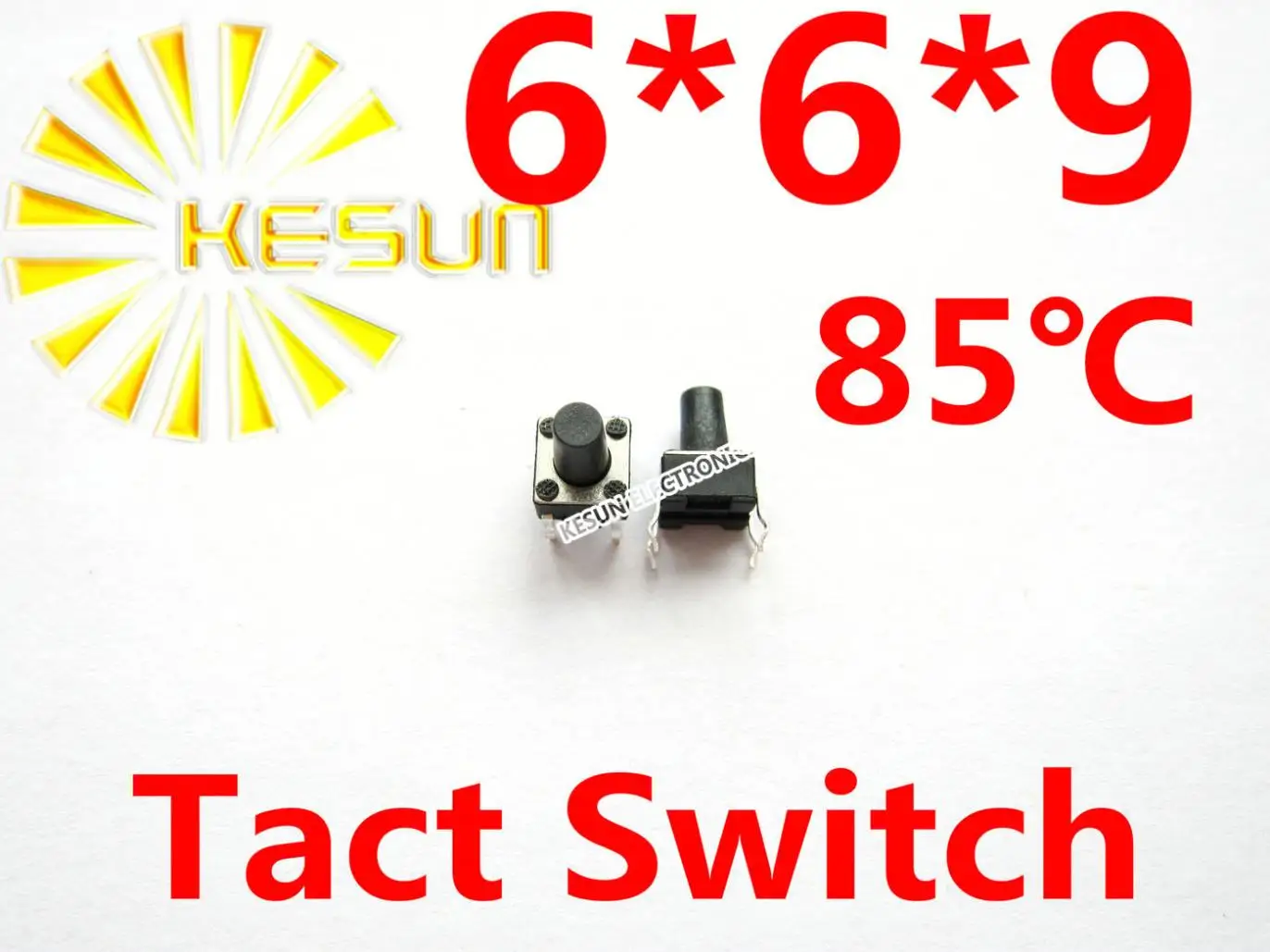 

1000PCS DIP 6X6X9 Tactile Tact Push Button Micro Switch Momentary