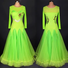 Новинка, юбка для бальных танцев, женский современный танцевальный костюм, бальное платье для выступления, танцевальная юбка, бальное платье для соревнований