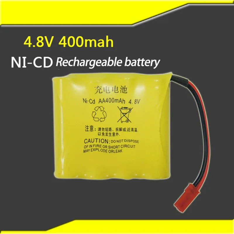 4 8V Ni Cd AA400mah Ni Cd rechargeable font b battery b font set remote control