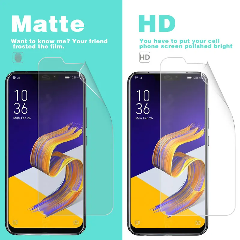HD прозрачная глянцевая пленка для Asus Zenfone 5 ZE620KL 6 2 в матовой пленке Защитная