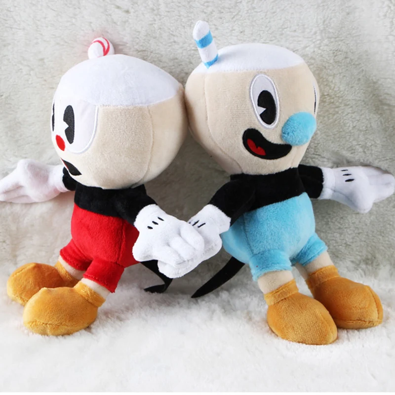 Chalice Plush Figure Toy Soft Stuffed Doll for Kids Gift 8 inch Cuphead Game Ms