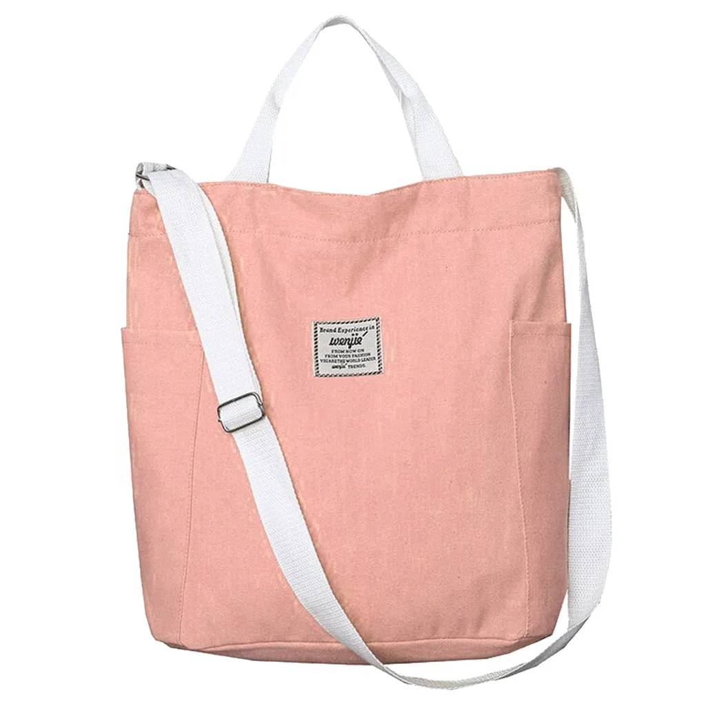 Складная женская сумка большого размера, Женская Повседневная сумка-мессенджер, парусиновая квадратная сумка на плечо, пляжная сумка Bolsa Feminina
