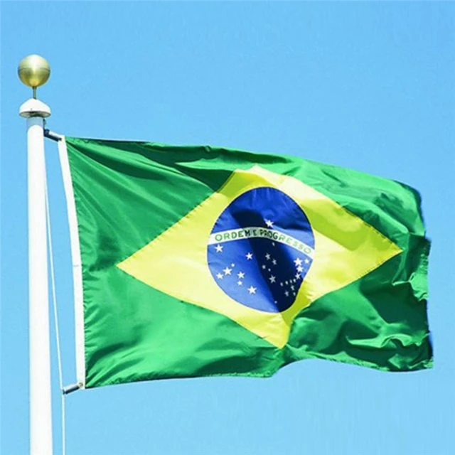 Drapeau Brésil 90x150cm - L'Entrepôt de la Fête