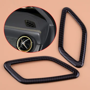 

CITALL 2pcs Car Styling Dashboard Air Vent Outlet Cover Trim Fit for Mercedes Benz CLA GLA Class W117 X156 2014 2015 2016 2017