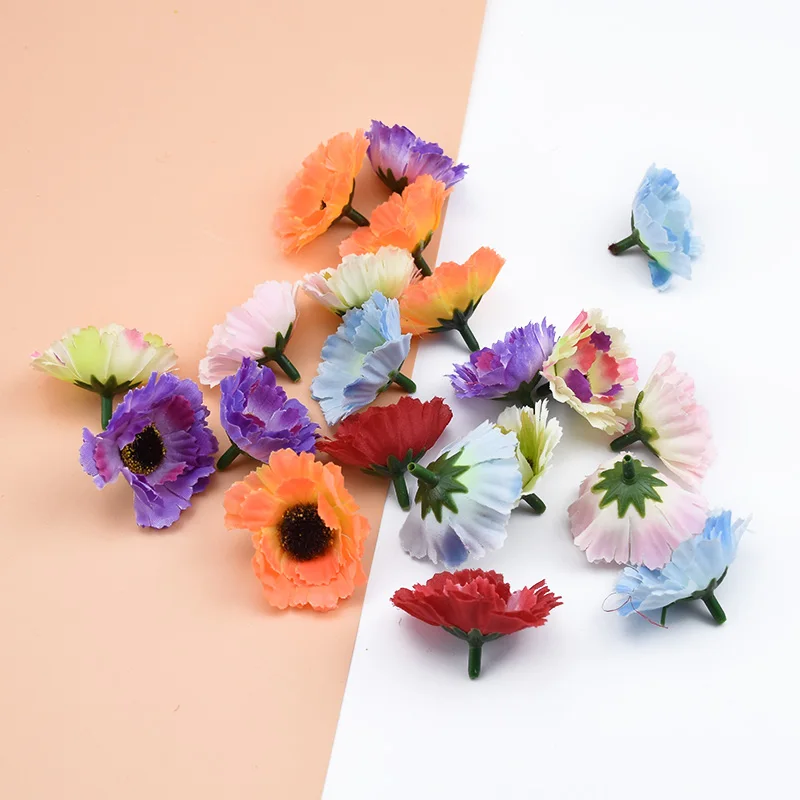 

10 Pieces Cheap Silk daisy christmas decorations for home wedding diy gifts box decorative flowers wreaths artificial flowers