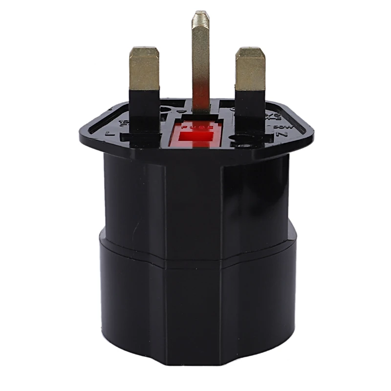 Travel Plug Socket Adapter Travel Adapter Power Germany EU on UK England - Color: Black