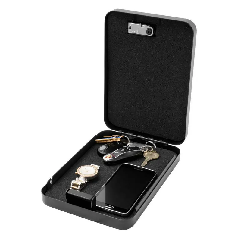 Password Safes Portable Car Safebox Gun Safes Valuables Money Jewelry Storage Box Security Strongbox 1mm Cold-rolled Steel Sheet