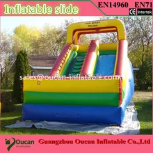 Большие надувные ПВХ надувные слайд аквапарк slip-n-slide коммерческих прыжки замок