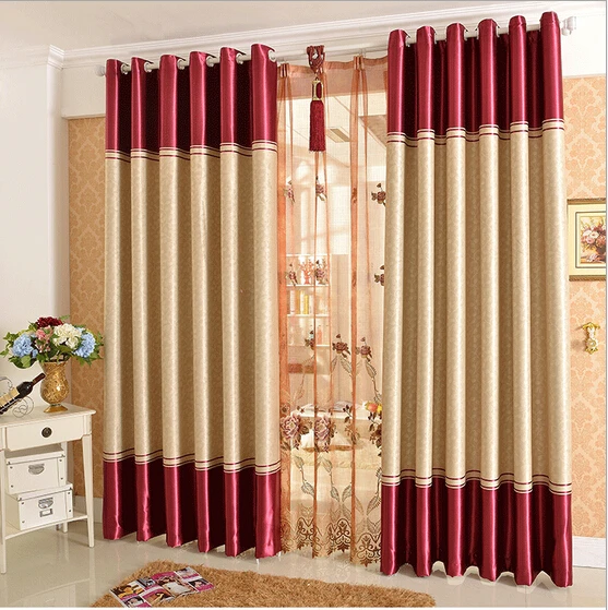 Shading Curtains Jacquard Luxury Living Room Curtains Kitchen