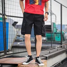 Модные мужские шорты летний женский комбинезон крутой спортивный карман мужской мягкий свободный уличная одежда