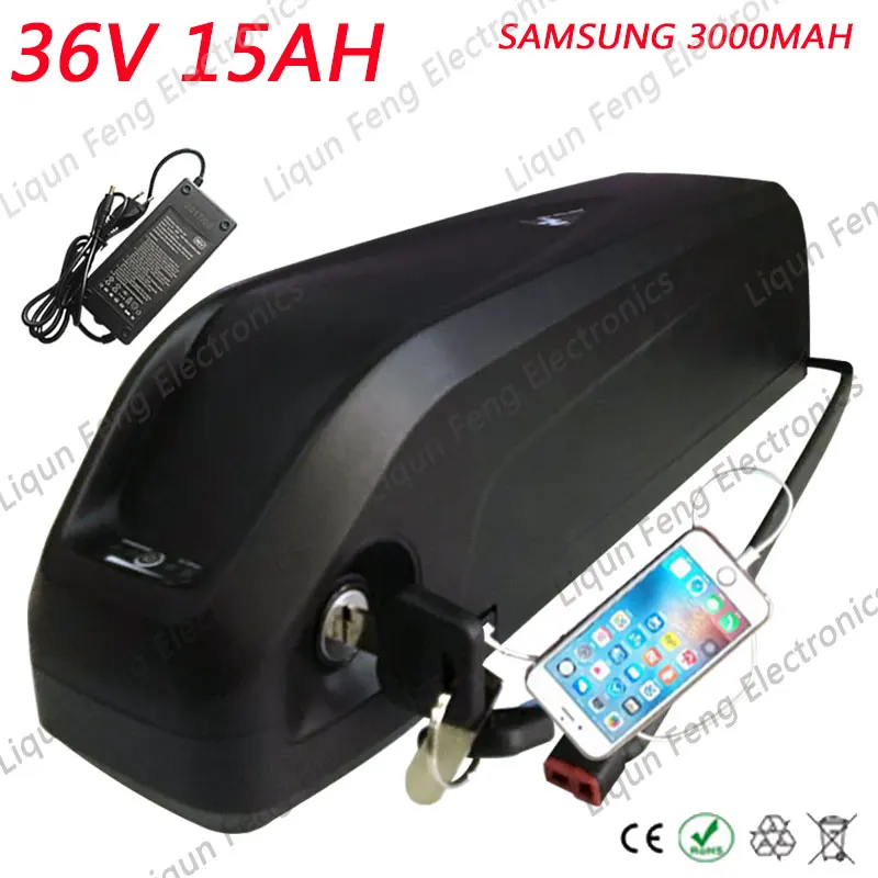 36V 15AH Ebike Lithium ion Battery pack use Samsung E Bike battery pack