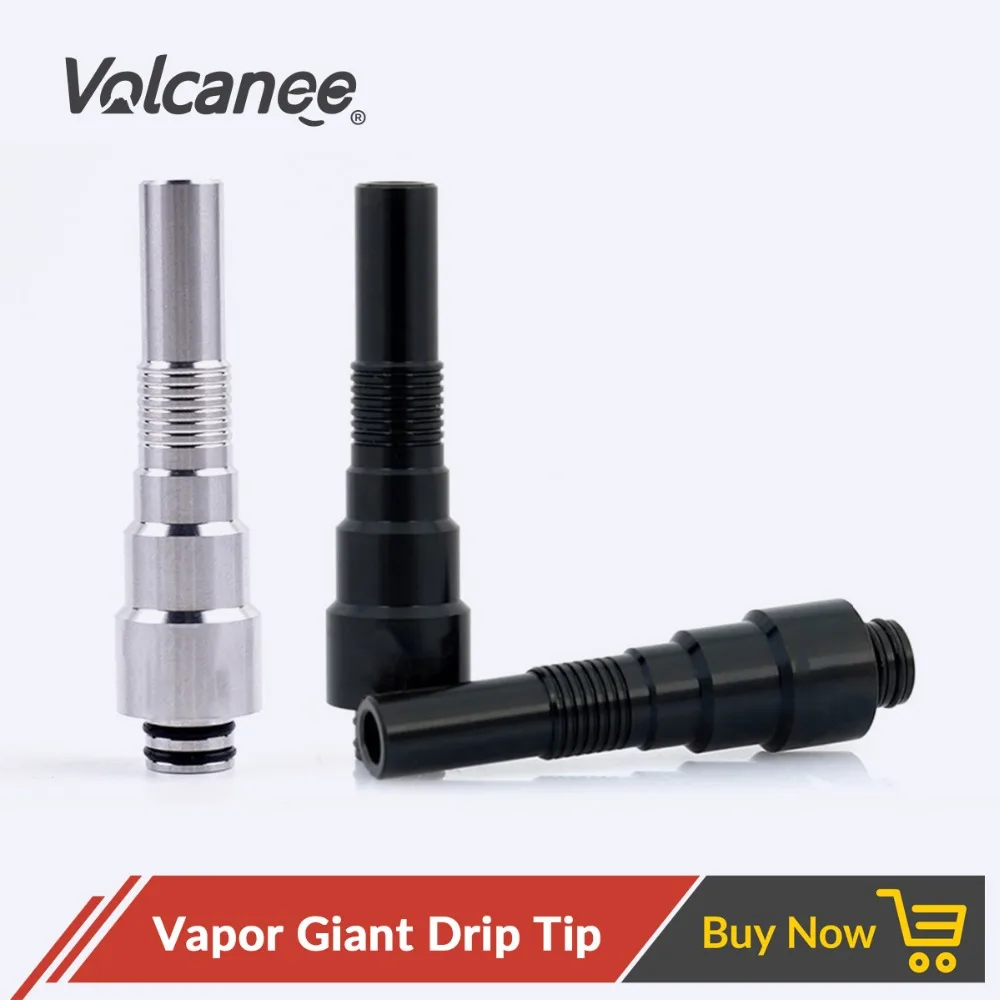 

Volcanee Drip Tip 510 Long 55mm Stainless Steel Mouthpiece for Vapor Giant Tank Atomizer Electronic Cigarette Accessories