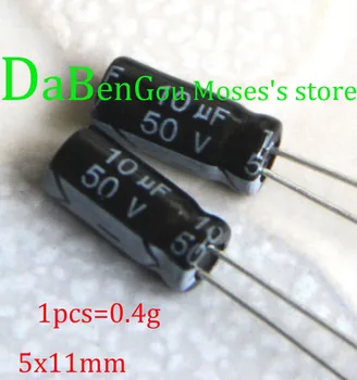 

50V 10uf Original New Electrolytic Capacitor Radial Capacitance 5x11mm (1000pcs)
